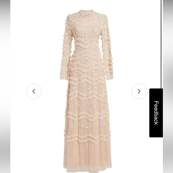 Needle and Thread Ruffle Bloom Gown - Picture 3 of 10